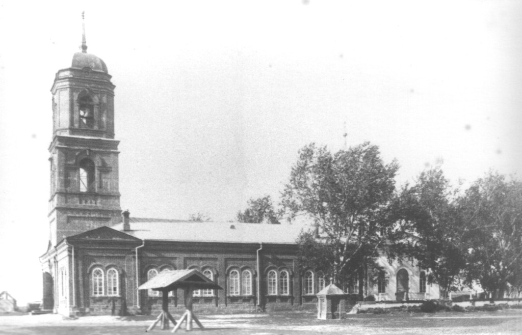 Вознесенская церковь села Вознесенское. Юго-западный вид. 1924 г