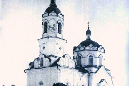 Затеченская церковь. Юго-западный вид 1924 г