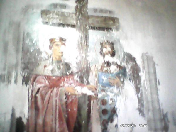 Фреска Св. Цар. Елена и Царь Константин